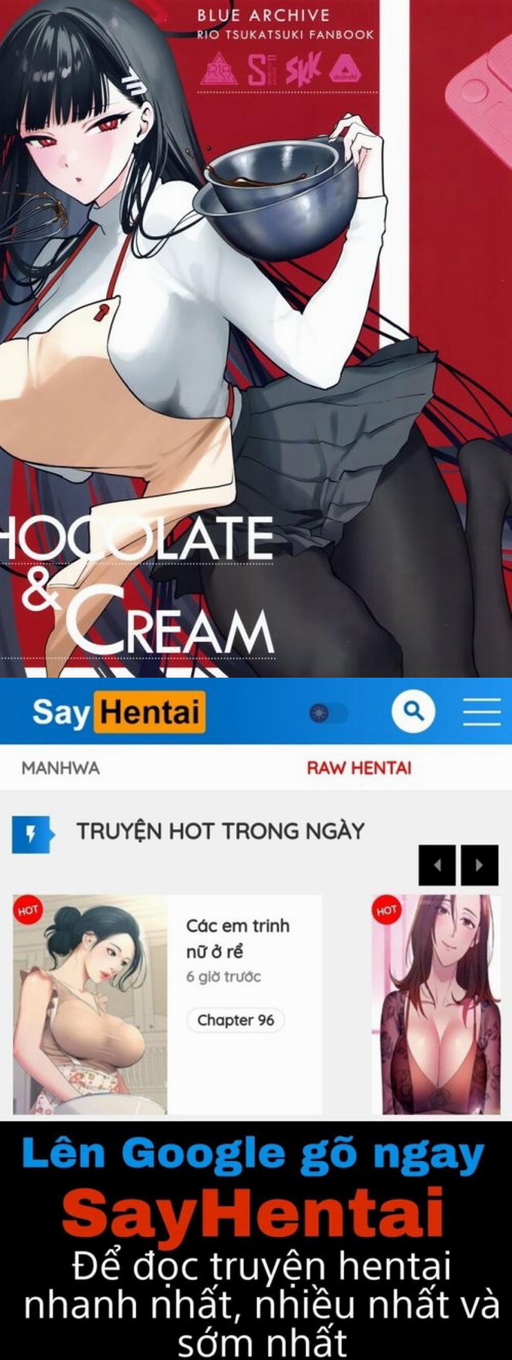 manhwax10.com - Truyện Manhwa CHOCOLATE & CREAM (Blue Archive) Chương 1 Trang 19