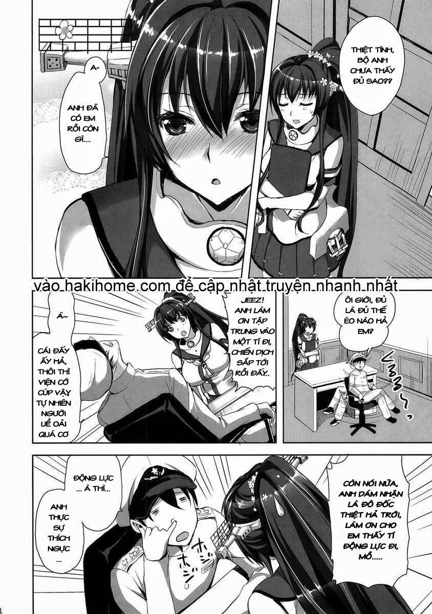 manhwax10.com - Truyện Manhwa Chou Chou Chou Dokyuu (Kantai Collection) Chương Oneshot Trang 3