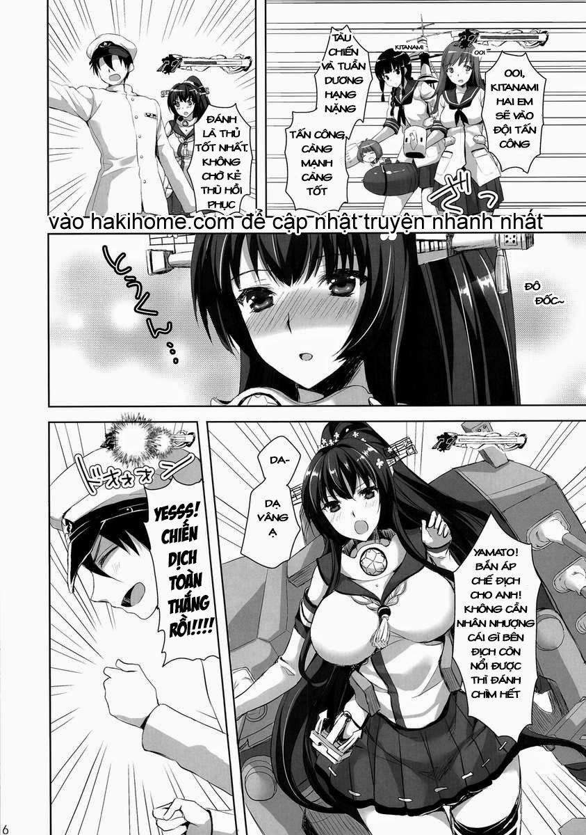 manhwax10.com - Truyện Manhwa Chou Chou Chou Dokyuu (Kantai Collection) Chương Oneshot Trang 5