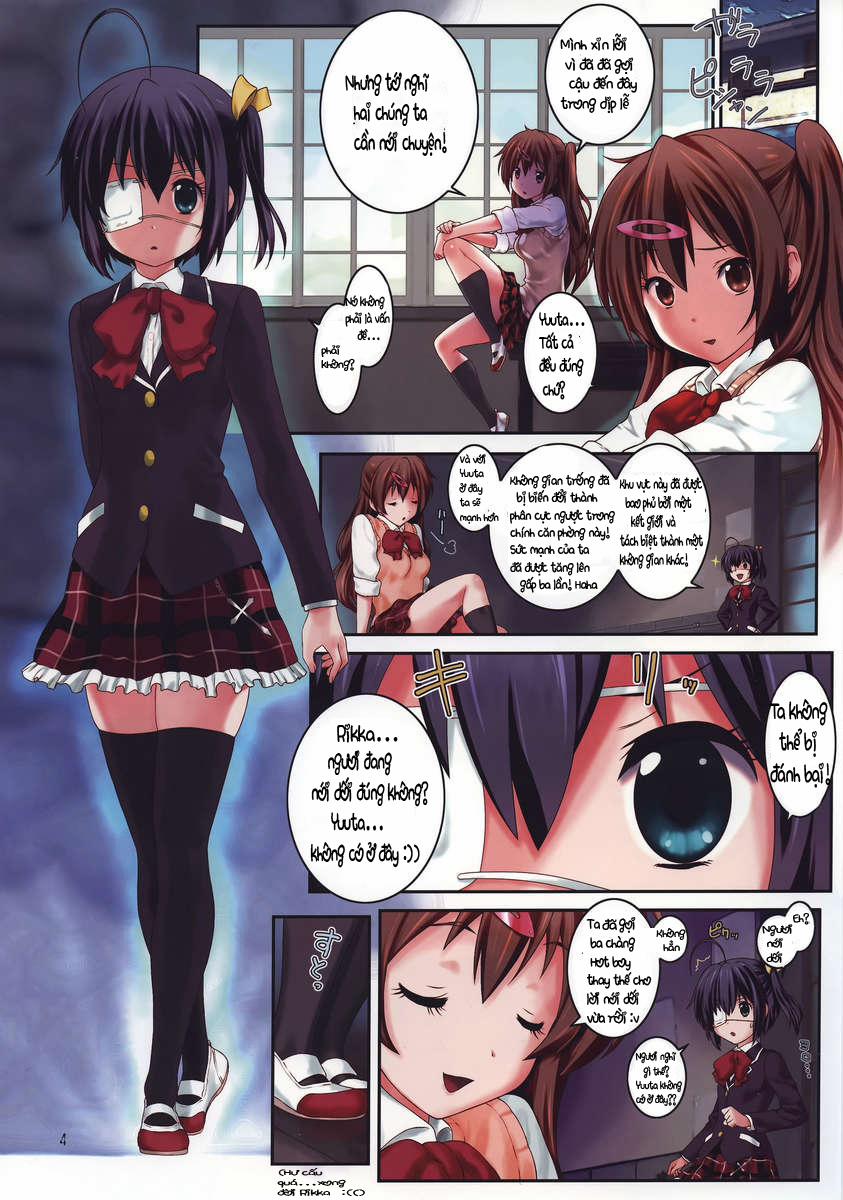 manhwax10.com - Truyện Manhwa Chuunibyou Demo Make Wa Shinai! (Chuunibyou Demo Koi Ga Shitai) Chương Oneshot Full Color Trang 4