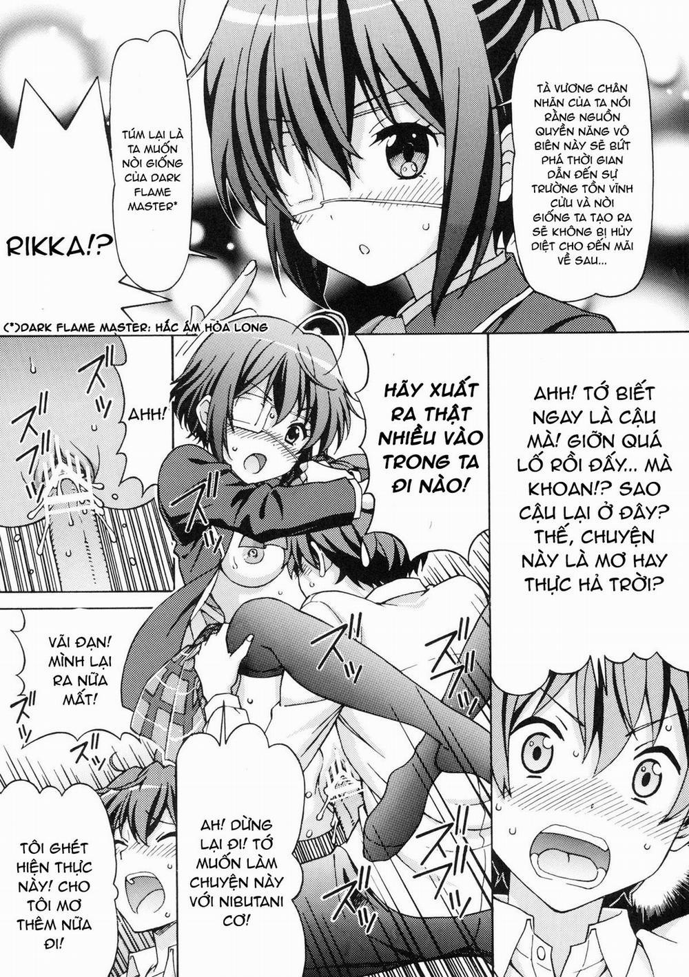 manhwax10.com - Truyện Manhwa Chuunibyou no Ko Tachi ni Nama Nakadashi Hamemakuri Zanmai (Chuunibyou Demo Koi ga Shitai) Chương Oneshot Trang 8