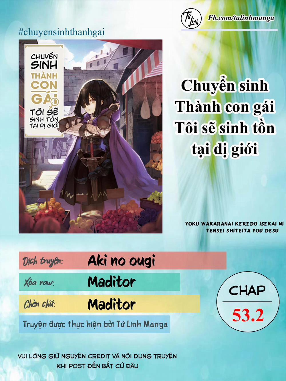 manhwax10.com - Truyện Manhwa Chuyển Sinh Thành Con Gái, Tôi Sẽ Sinh Tồn Tại Dị Giới Chương 53 2 Trang 2