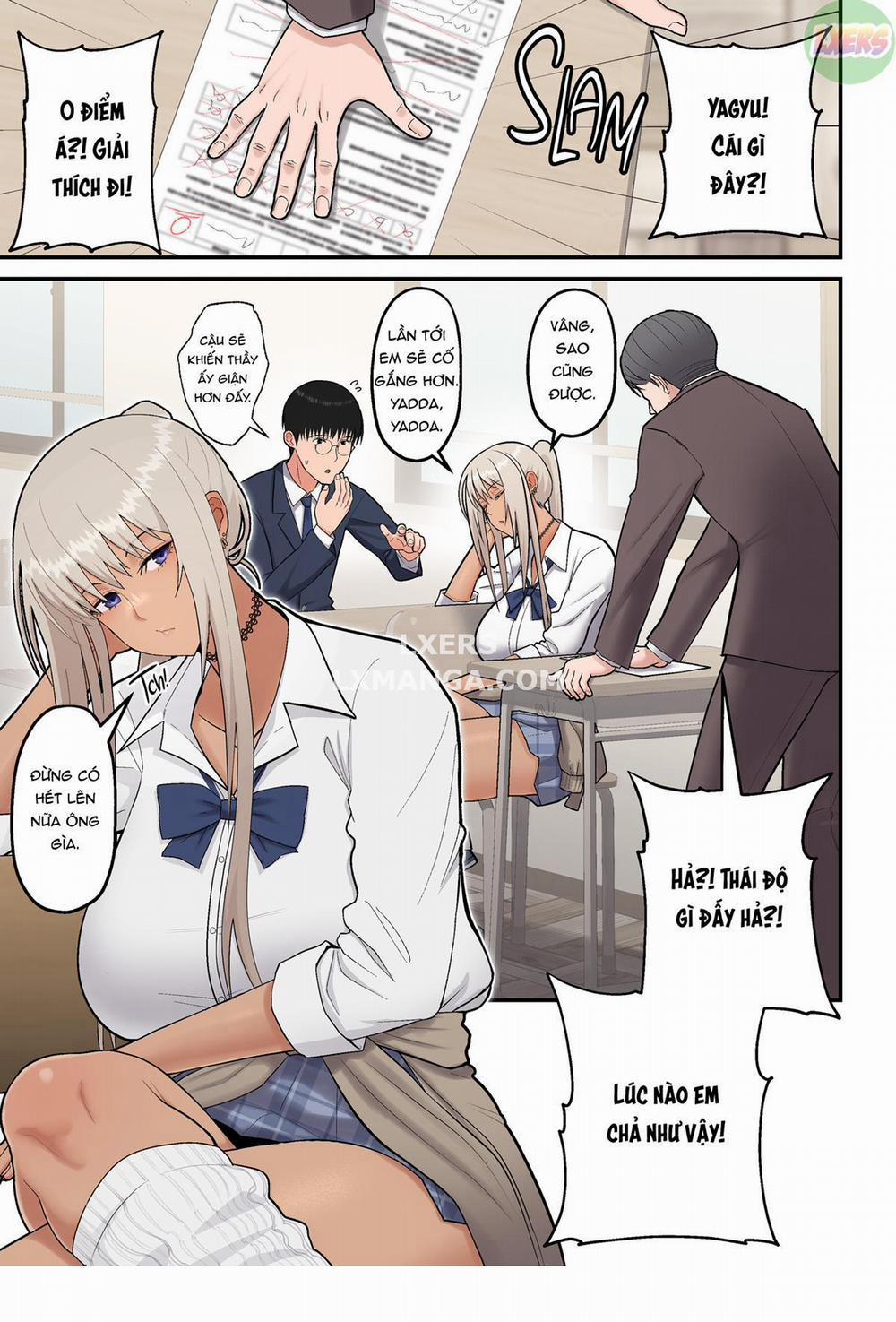 manhwax10.com - Truyện Manhwa Class no Kinpatsu Kyonyuu Gal to Itya Love Ecchi suru Hanashi Chương Oneshot Trang 4