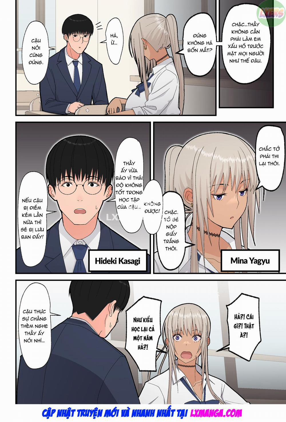 manhwax10.com - Truyện Manhwa Class no Kinpatsu Kyonyuu Gal to Itya Love Ecchi suru Hanashi Chương Oneshot Trang 5