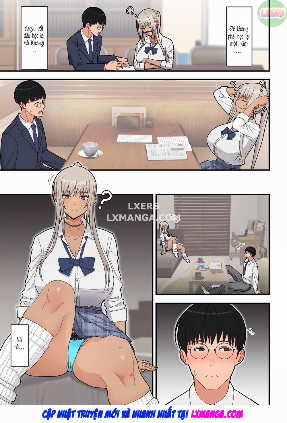 manhwax10.com - Truyện Manhwa Class no Kinpatsu Kyonyuu Gal to Itya Love Ecchi suru Hanashi Chương Oneshot Trang 6