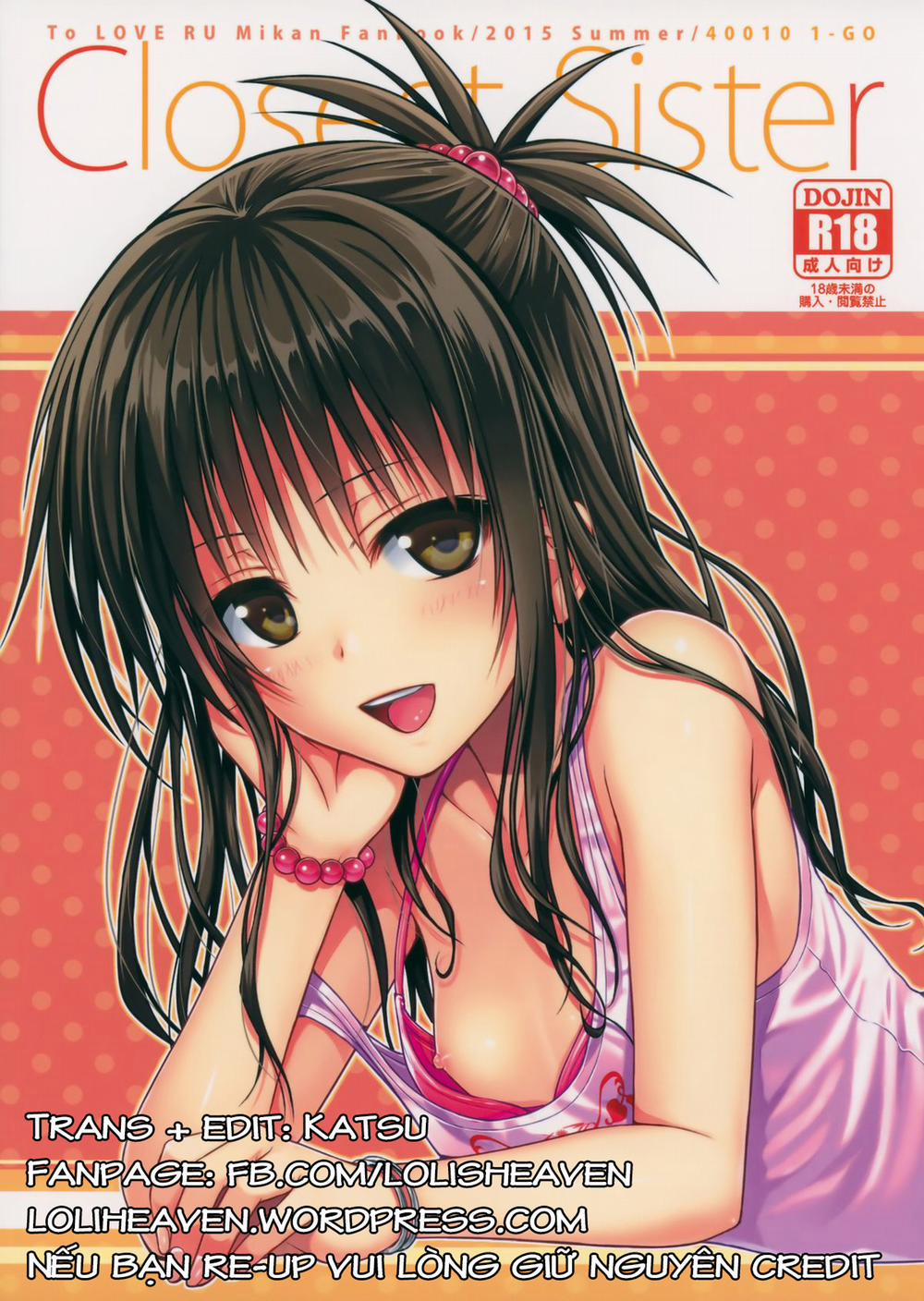 manhwax10.com - Truyện Manhwa Closest Sister (To Love-Ru) Chương Oneshot Trang 1