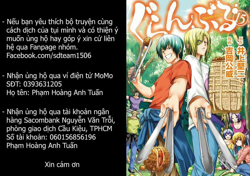 manhwax10.com - Truyện Manhwa Cô Gái Thích Lặn – Grand Blue Chương 57 5 Trang 28