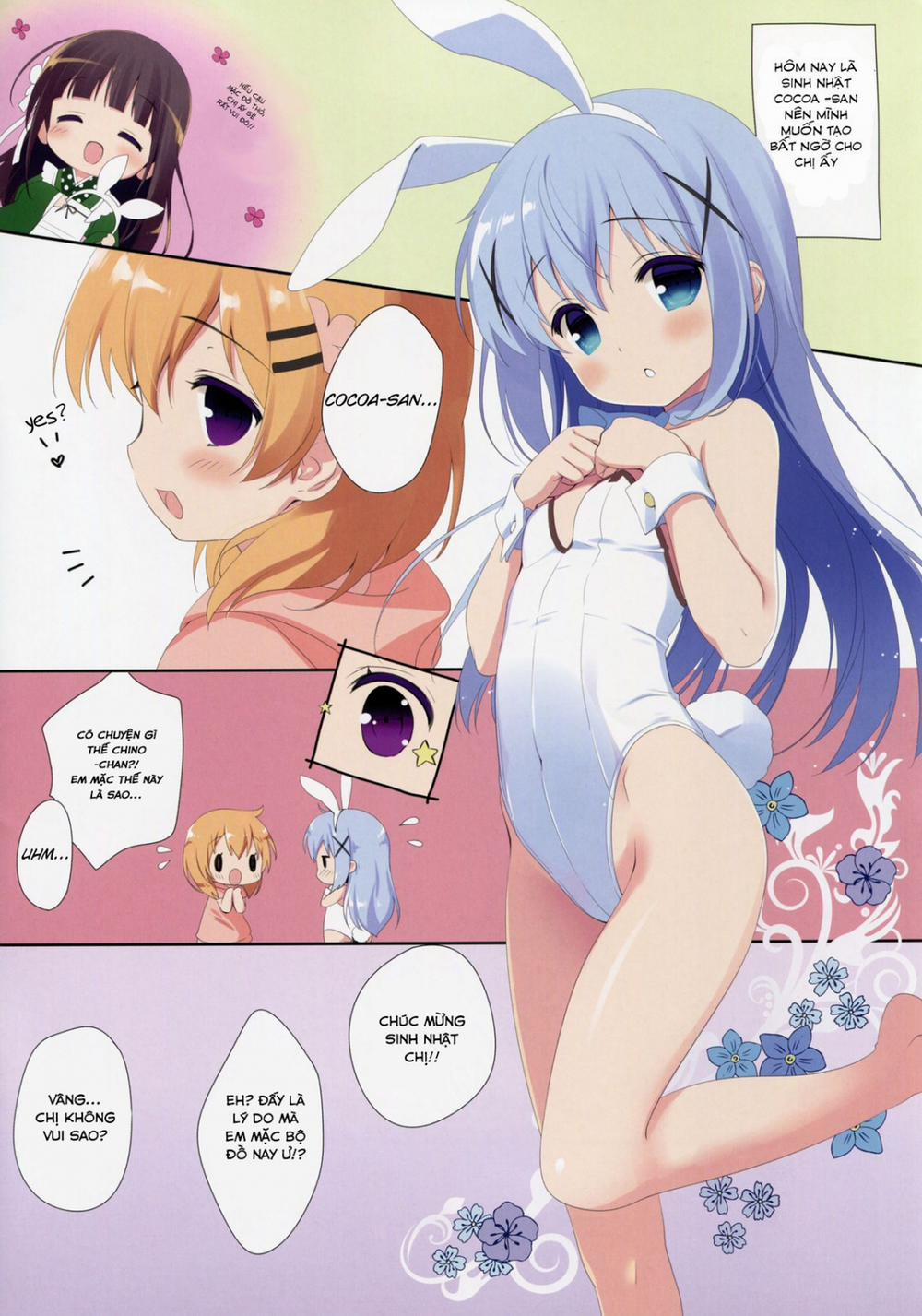 manhwax10.com - Truyện Manhwa Cocoa 0 (Gochuumon wa Usagi desu ka?) Chương Oneshot Trang 4