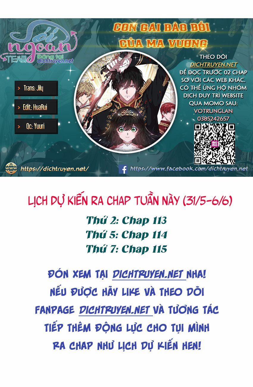 manhwax10.com - Truyện Manhwa Con Gái Bảo Bối Của Ma Vương Chương 112 Trang 1