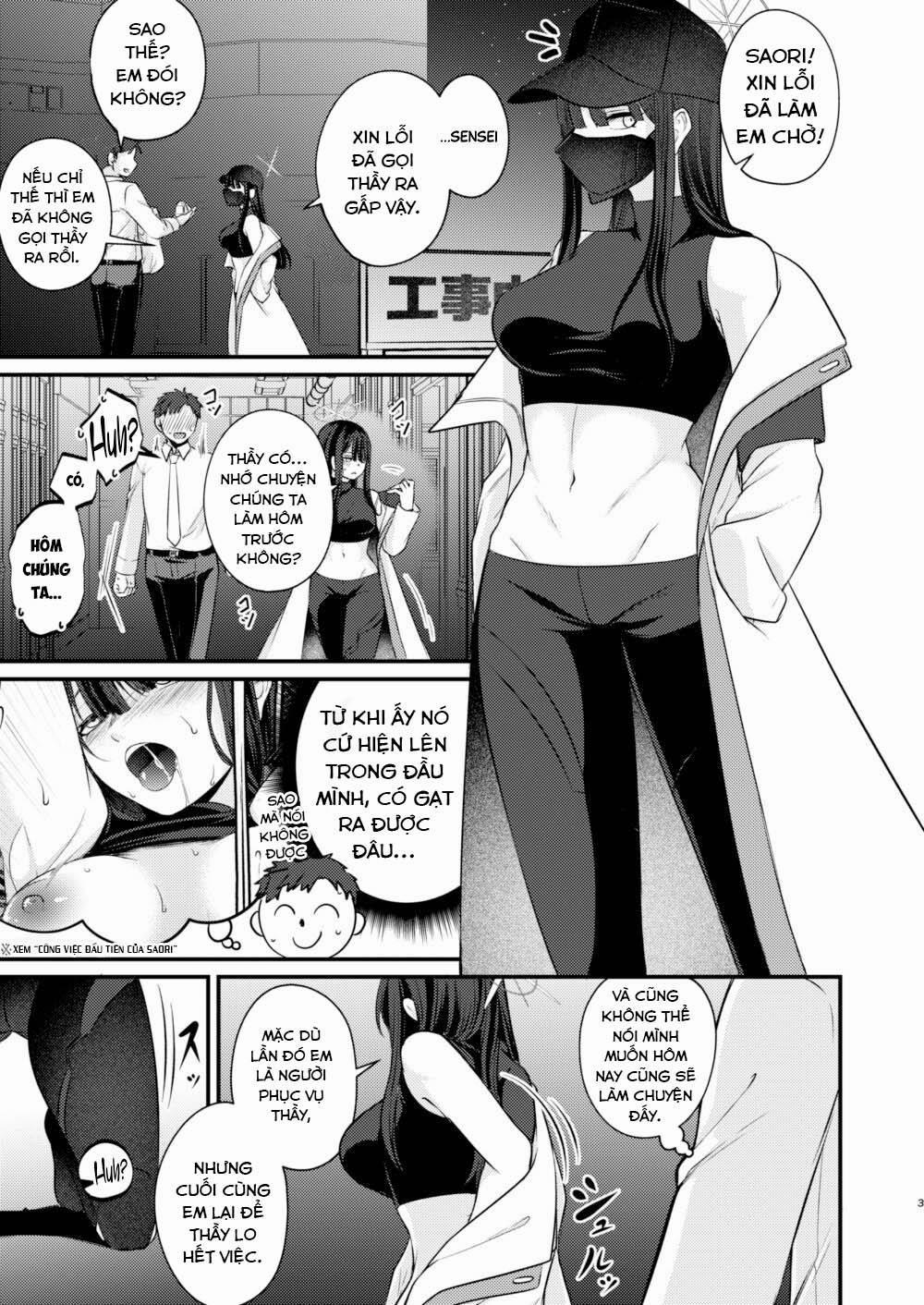 manhwax10.com - Truyện Manhwa Công việc thứ hai của Saori. (Blue Archive) Chương Oneshot Trang 5