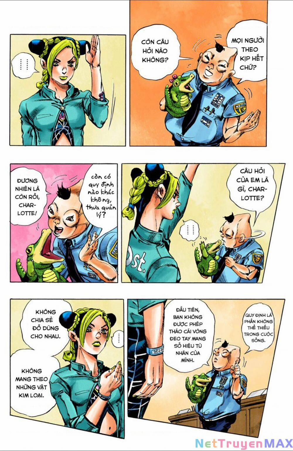 Cuộc Phiêu Lưu Bí Ẩn Phần 6: Stone Ocean Chương 4 Trang 7