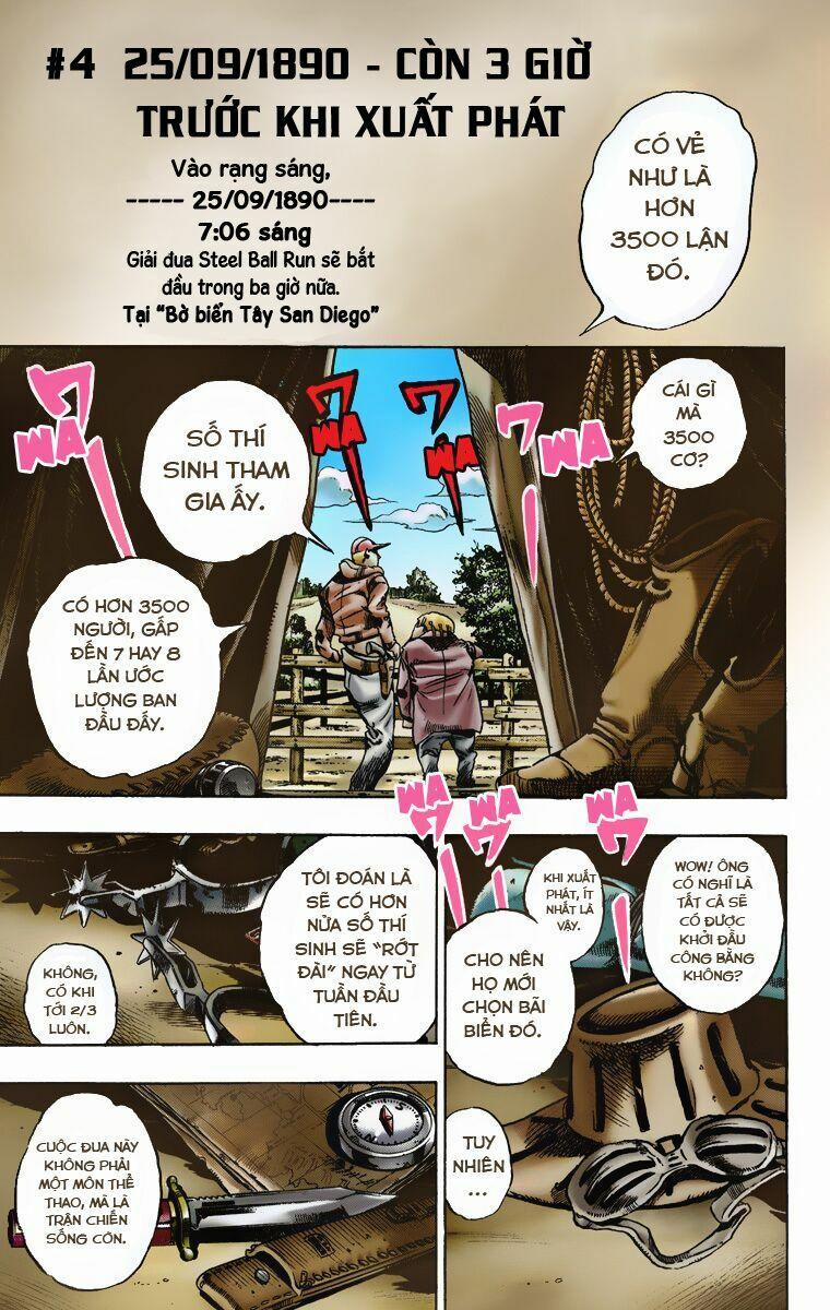 manhwax10.com - Truyện Manhwa Cuộc Phiêu Lưu Bí Ẩn Phần 7: Steel Ball Run Chương 4 Trang 2