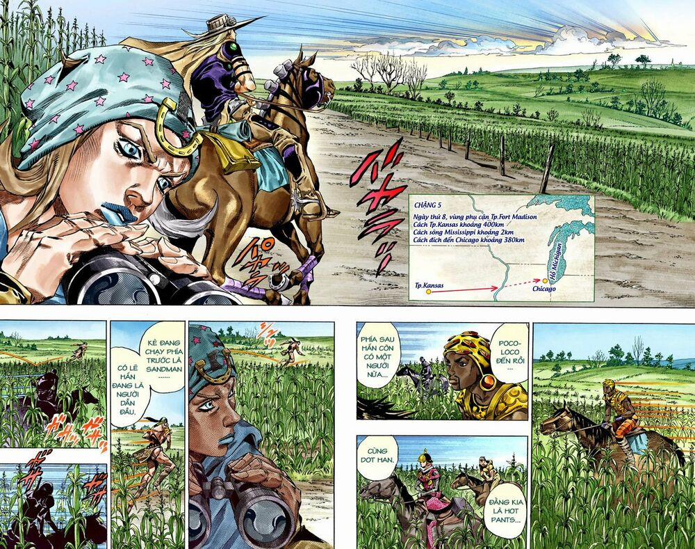 manhwax10.com - Truyện Manhwa Cuộc Phiêu Lưu Bí Ẩn Phần 7: Steel Ball Run Chương 41 Trang 3