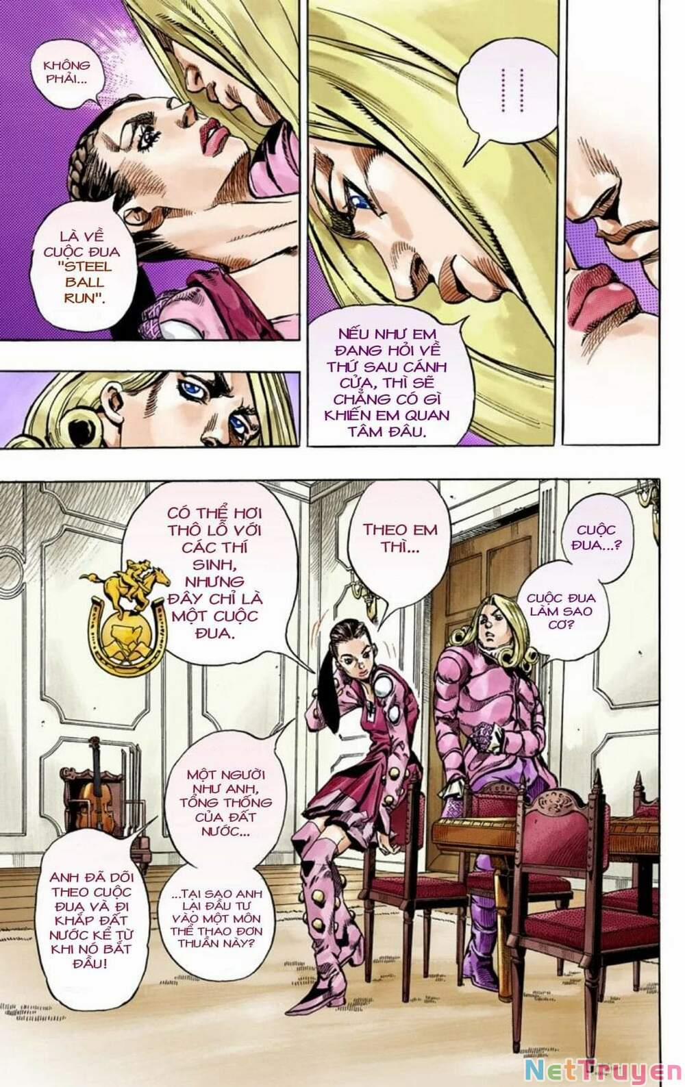 manhwax10.com - Truyện Manhwa Cuộc Phiêu Lưu Bí Ẩn Phần 7: Steel Ball Run Chương 61 Trang 21