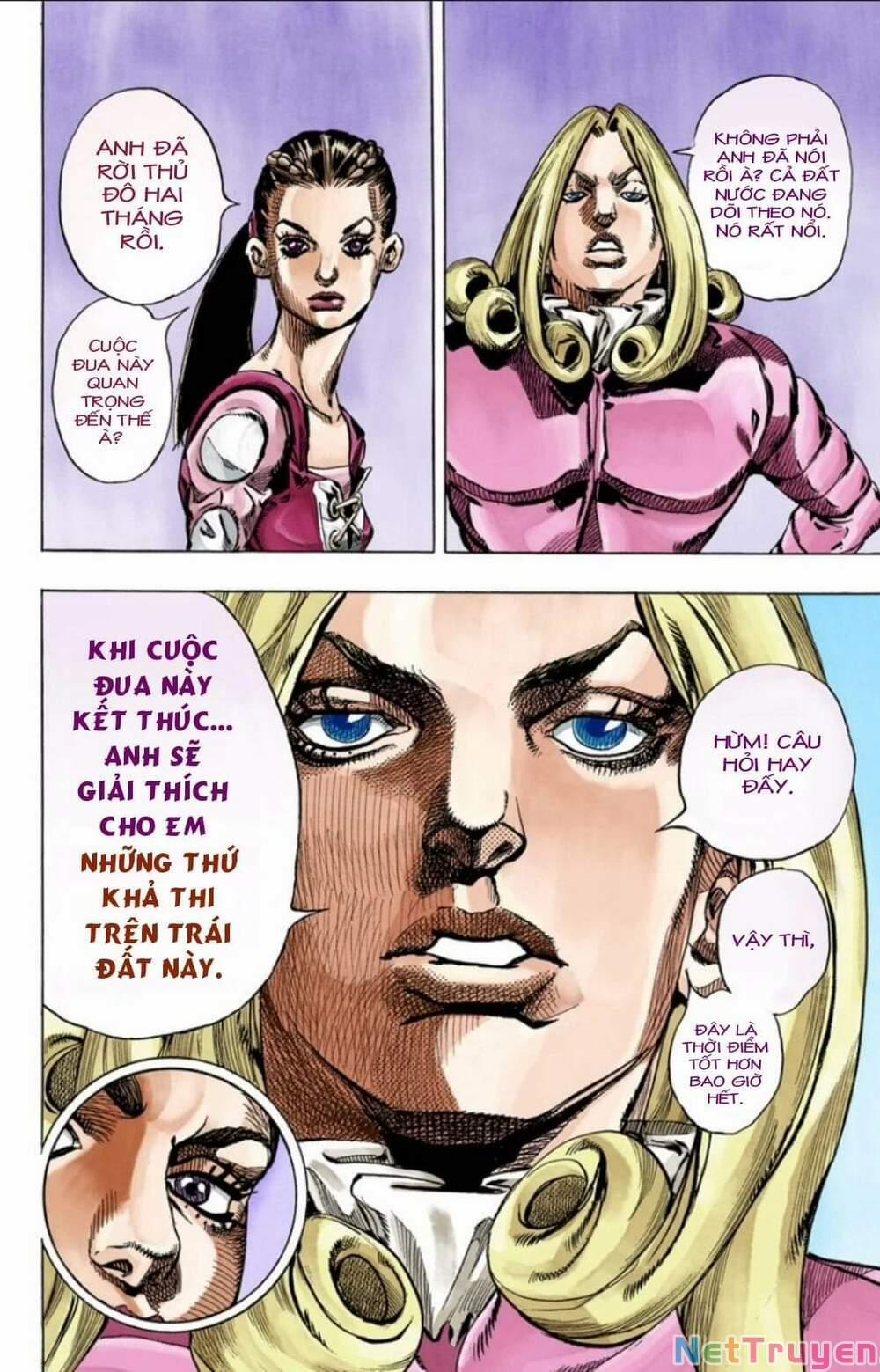 manhwax10.com - Truyện Manhwa Cuộc Phiêu Lưu Bí Ẩn Phần 7: Steel Ball Run Chương 61 Trang 22