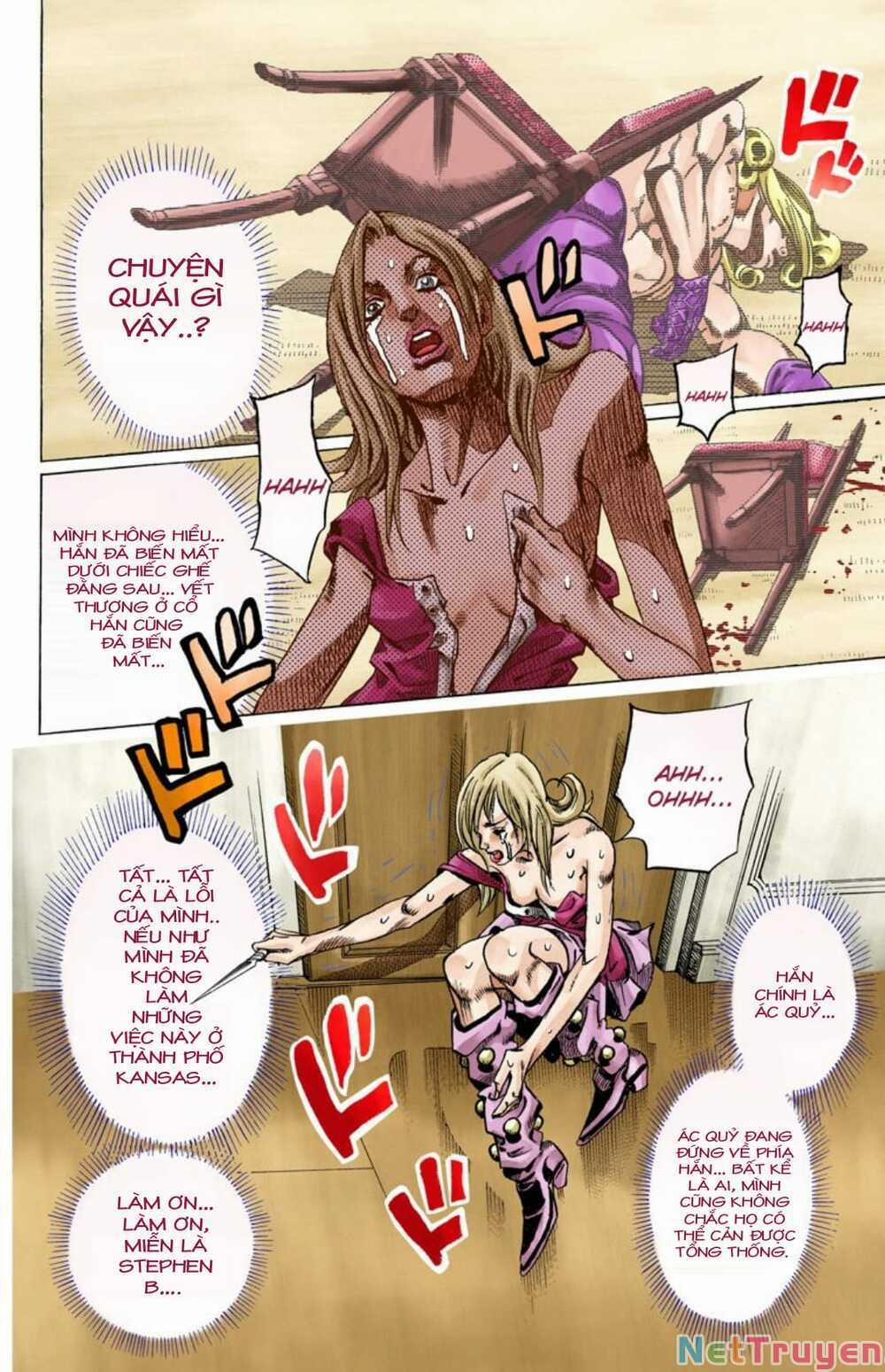 manhwax10.com - Truyện Manhwa Cuộc Phiêu Lưu Bí Ẩn Phần 7: Steel Ball Run Chương 62 Trang 4