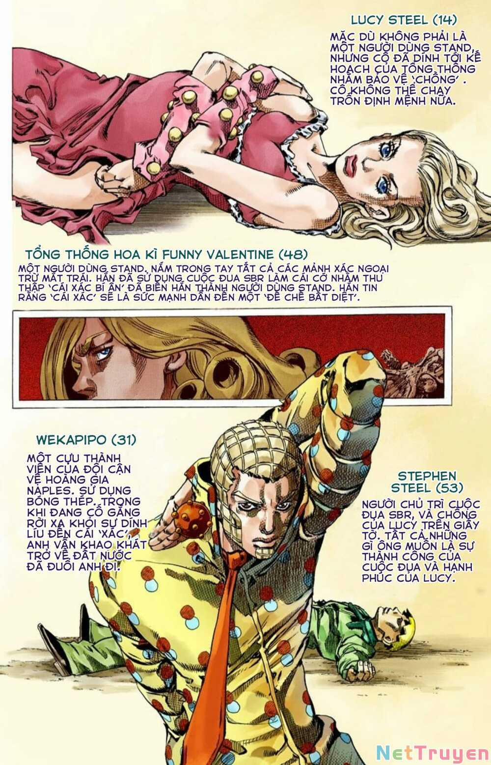 manhwax10.com - Truyện Manhwa Cuộc Phiêu Lưu Bí Ẩn Phần 7: Steel Ball Run Chương 64 Trang 5