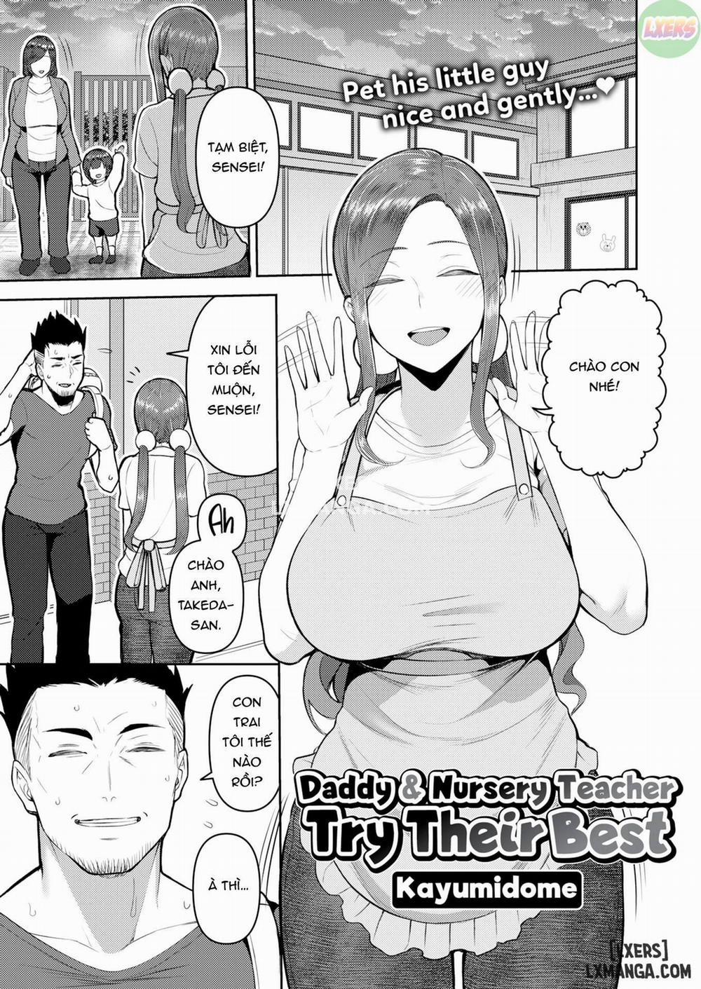 manhwax10.com - Truyện Manhwa Daddy & Nursery Teacher Try Their Best Chương Oneshot Trang 4