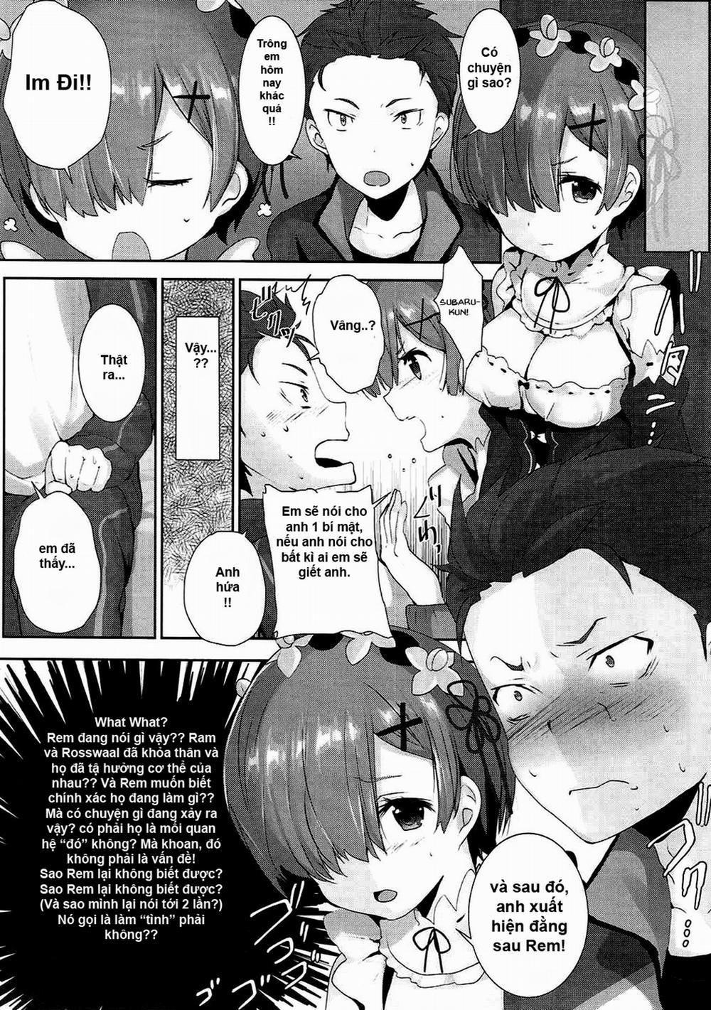 manhwax10.com - Truyện Manhwa Đánh thức dục vọng của Rem-Rin! (Re:Zero kara Hajimeru Isekai Seikatsu) Chương Oneshot Trang 5