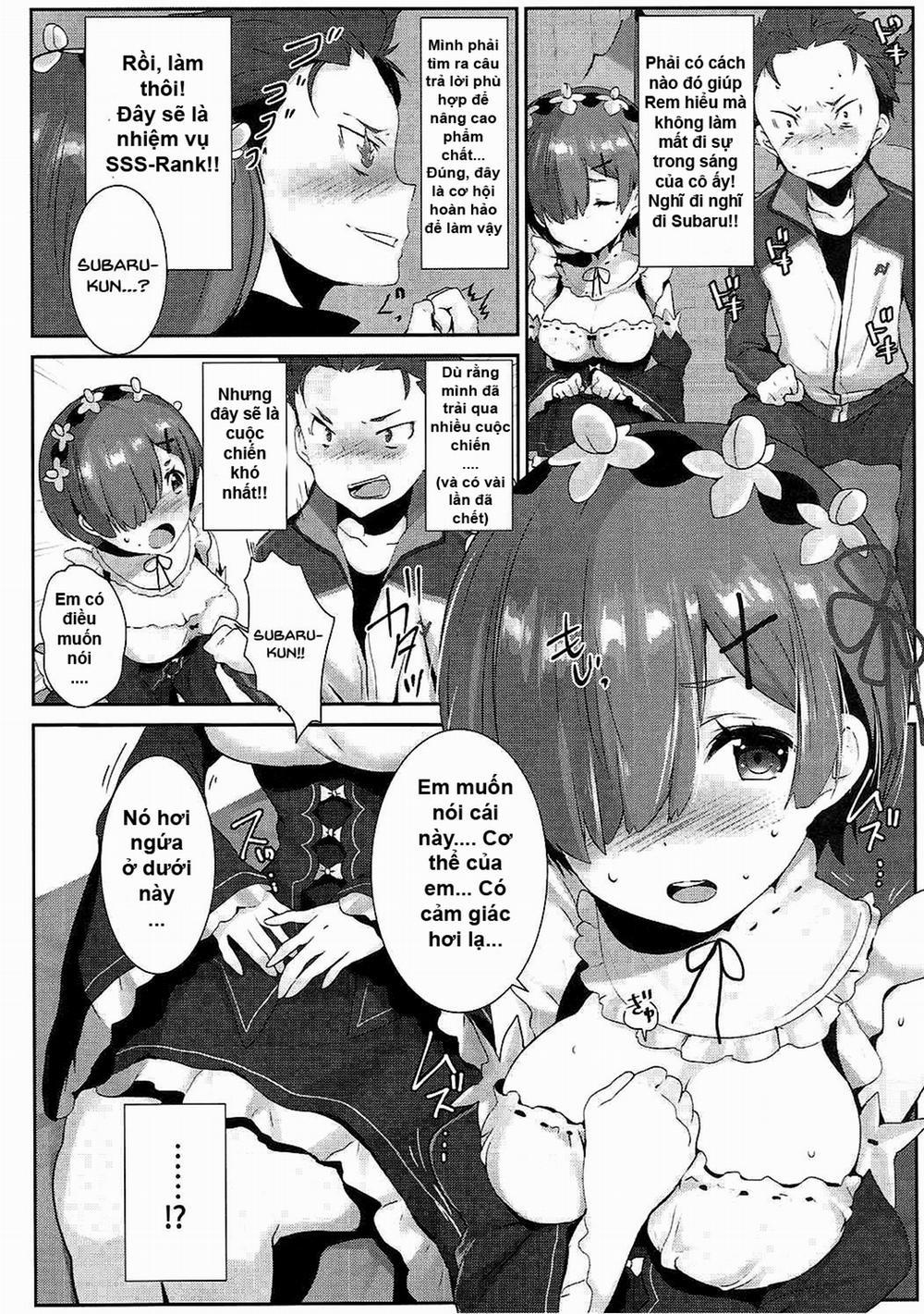 manhwax10.com - Truyện Manhwa Đánh thức dục vọng của Rem-Rin! (Re:Zero kara Hajimeru Isekai Seikatsu) Chương Oneshot Trang 6