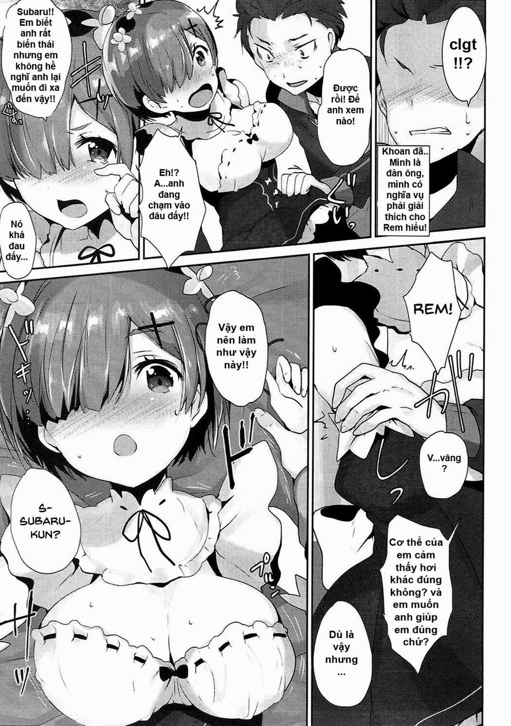 manhwax10.com - Truyện Manhwa Đánh thức dục vọng của Rem-Rin! (Re:Zero kara Hajimeru Isekai Seikatsu) Chương Oneshot Trang 7