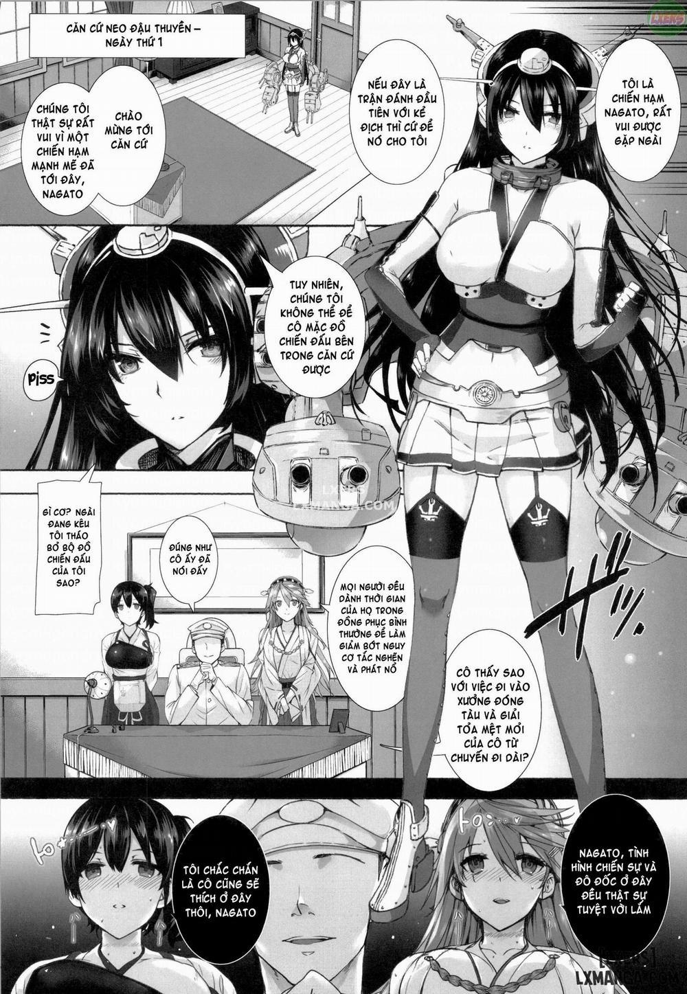 manhwax10.com - Truyện Manhwa Daraku Senkan -Otoko wo Shiranakatta KanMusu tachi Chương Oneshot Trang 5