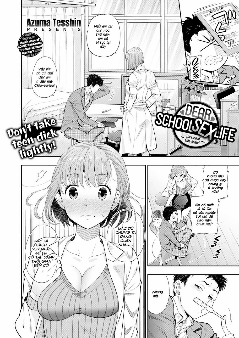 manhwax10.com - Truyện Manhwa Dear School Sex Life ~The Case of Chie-sensei Chương 1 Trang 3