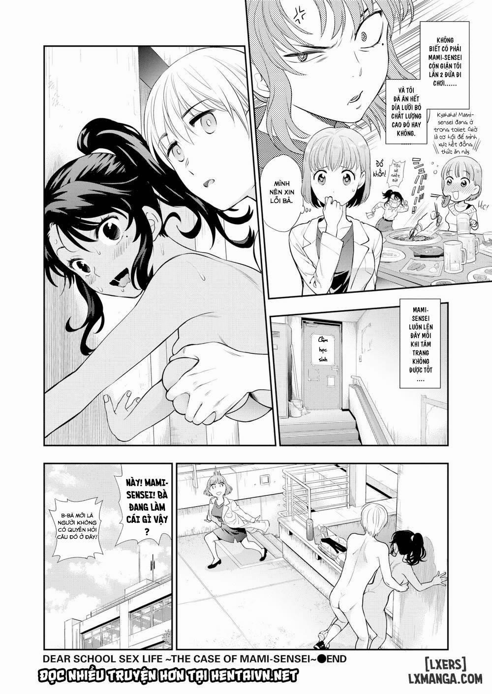 manhwax10.com - Truyện Manhwa Dear School Sex Life ~The Case of Mami-sensei~ Chương Oneshot Trang 20