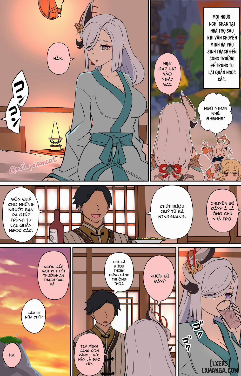 manhwax10.com - Truyện Manhwa Deisui Shita Shenhe ni Warui Koto o Suru Hanashi Chương Oneshot Trang 2