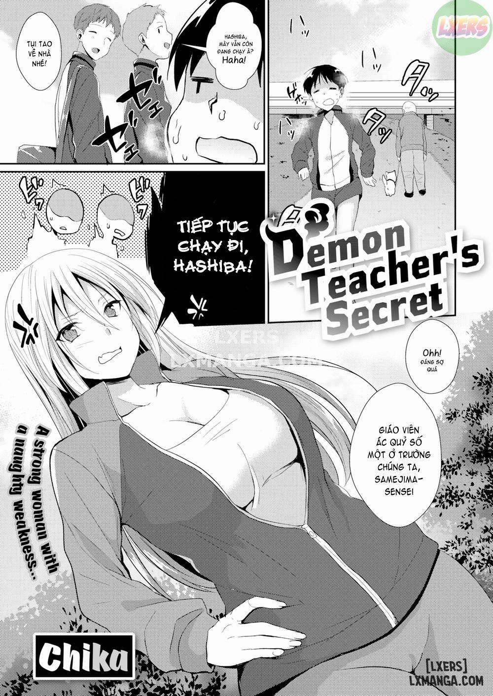 manhwax10.com - Truyện Manhwa Demon Teacher’s Secret Chương Oneshot Trang 1