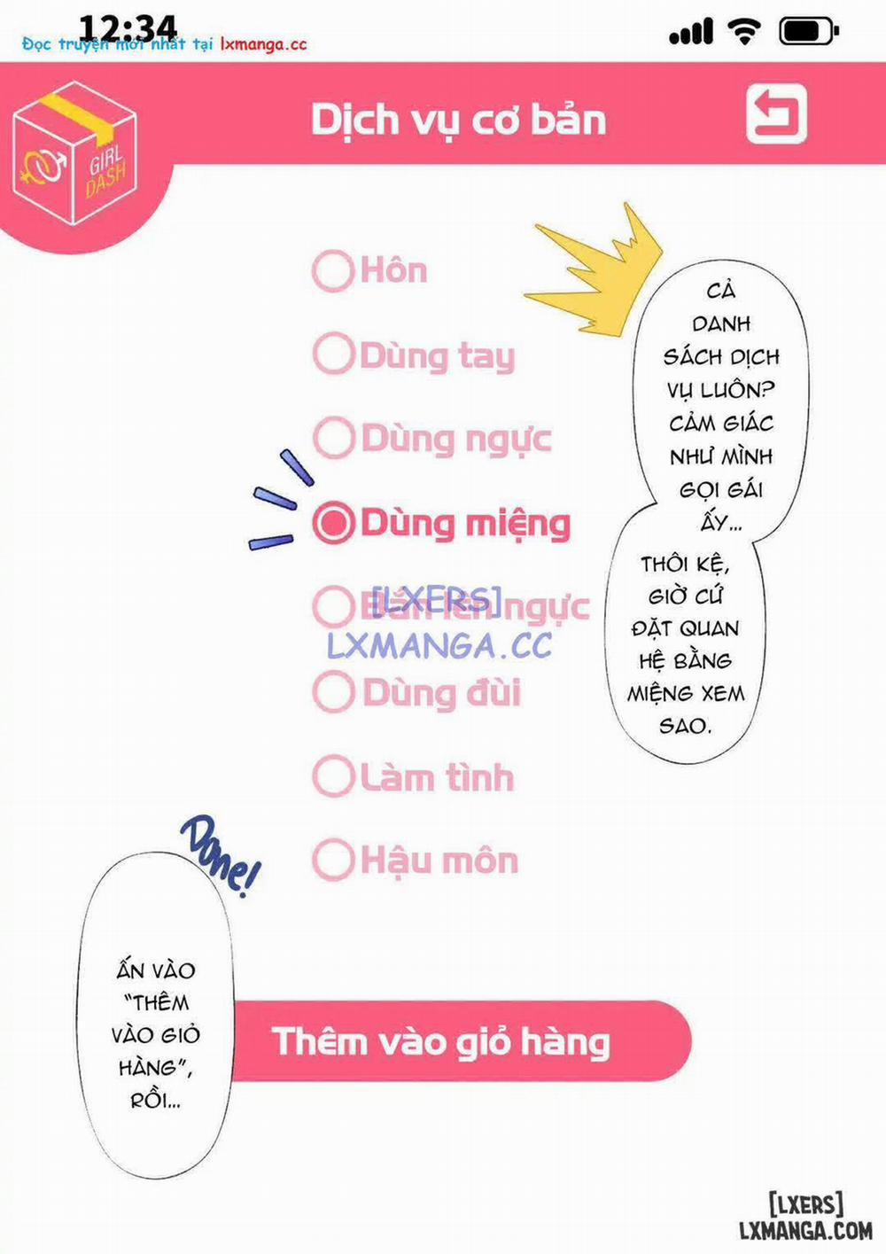 Dịch Vụ Giao Gái Chương Oneshot Trang 8