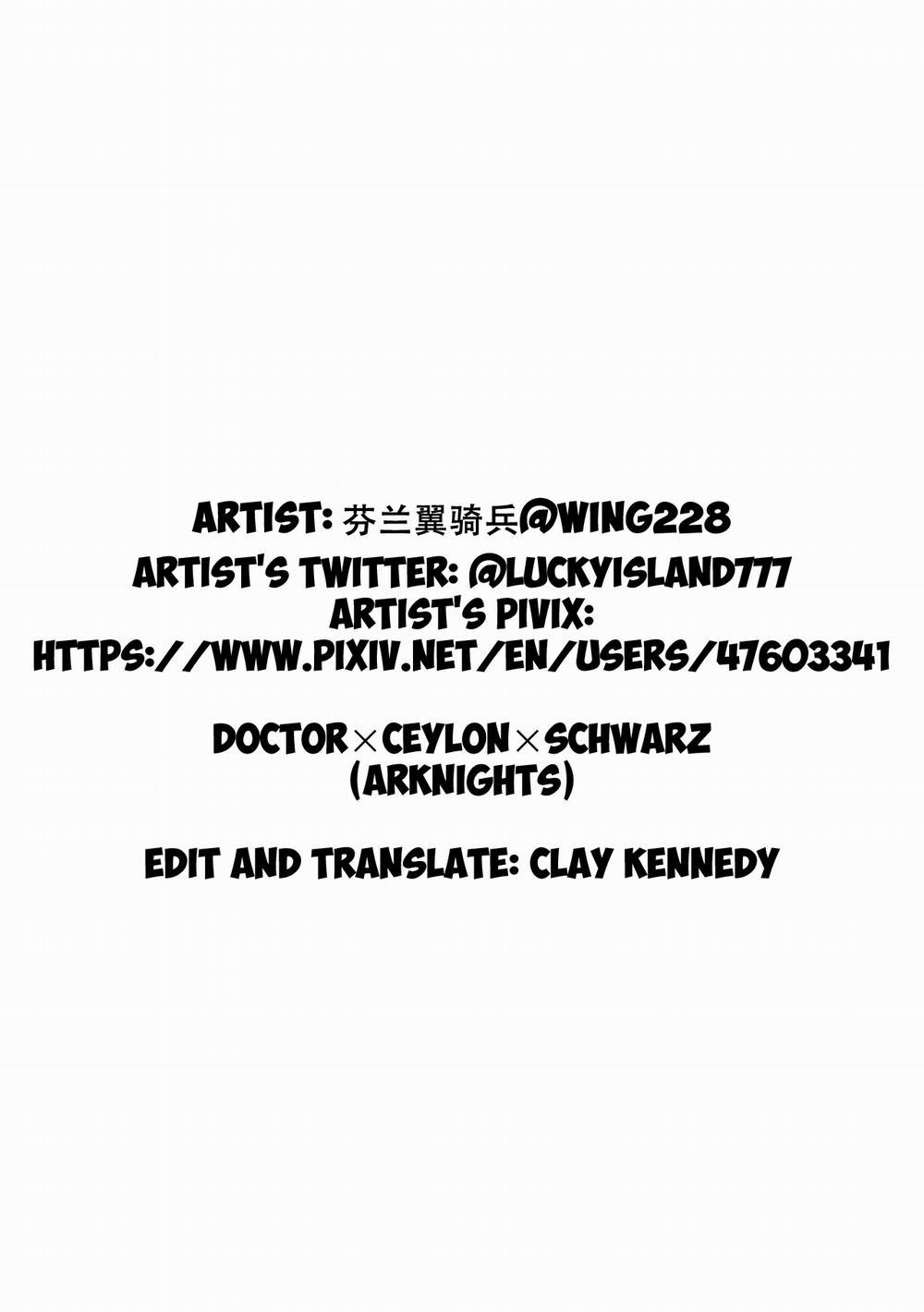 manhwax10.com - Truyện Manhwa Doctor×Ceylon×Schwarz (Arknights) Chương Oneshot Trang 26