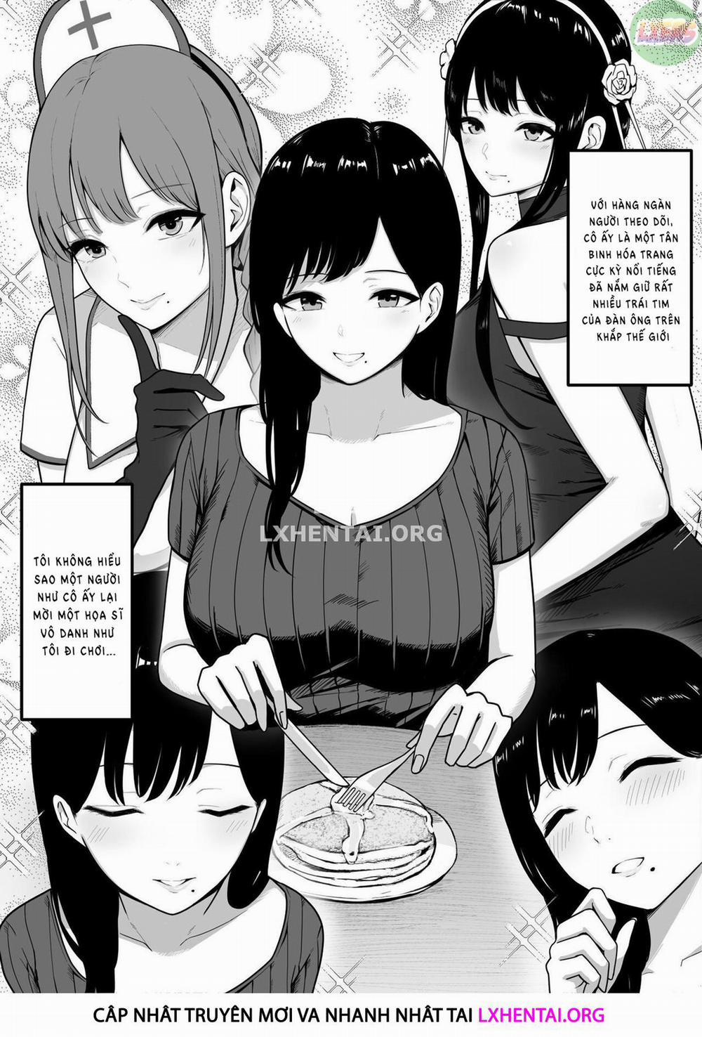 manhwax10.com - Truyện Manhwa Dosukebe Kyonyuu Layer to Off-Pako shite kita Chương Oneshot Trang 8