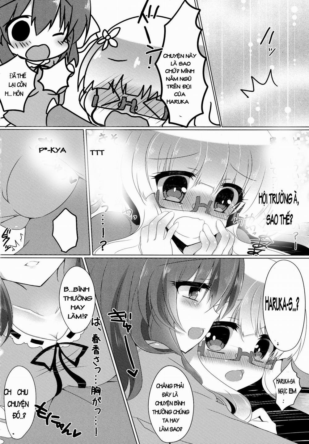 manhwax10.com - Truyện Manhwa Doujinshi Hentai của Trang Sally Chương 0 Haruka To Mitsuki Sakura Trick Trang 9