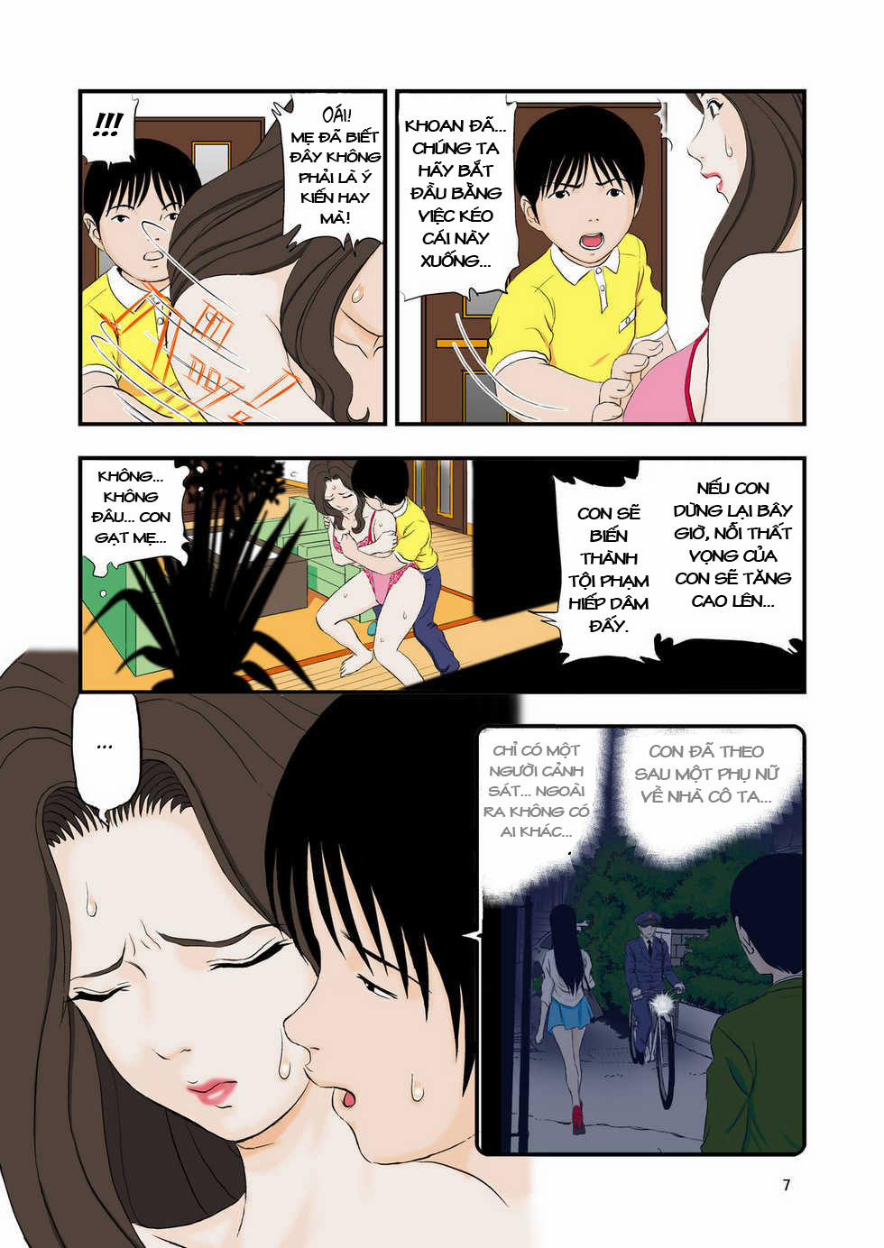 manhwax10.com - Truyện Manhwa Drowning In Ecstasy From A Sons request Chương Oneshot Trang 7