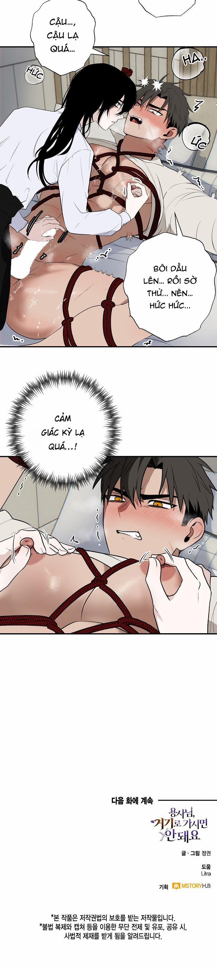 manhwax10.com - Truyện Manhwa DŨNG SĨ, KHÔNG ĐƯỢC XUẤT TINH Chương 6 Trang 21