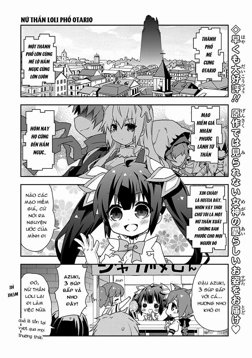 manhwax10.com - Truyện Manhwa Dungeon Ni Deai O Motomeru No Wa Machigatte Iru Darou Ka 4Koma – Days Of Goddess Chương 2 Trang 4