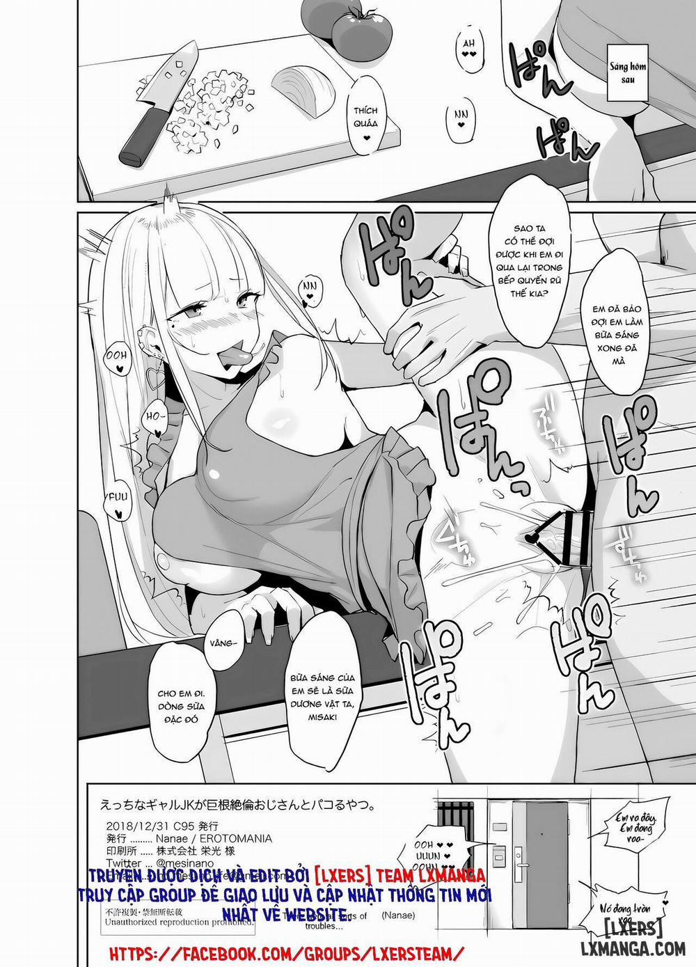 manhwax10.com - Truyện Manhwa Ecchi na Gal JK ga Kyokon Zetsurin Oji-san to Pakoru Yatsu Chương Oneshot Trang 17