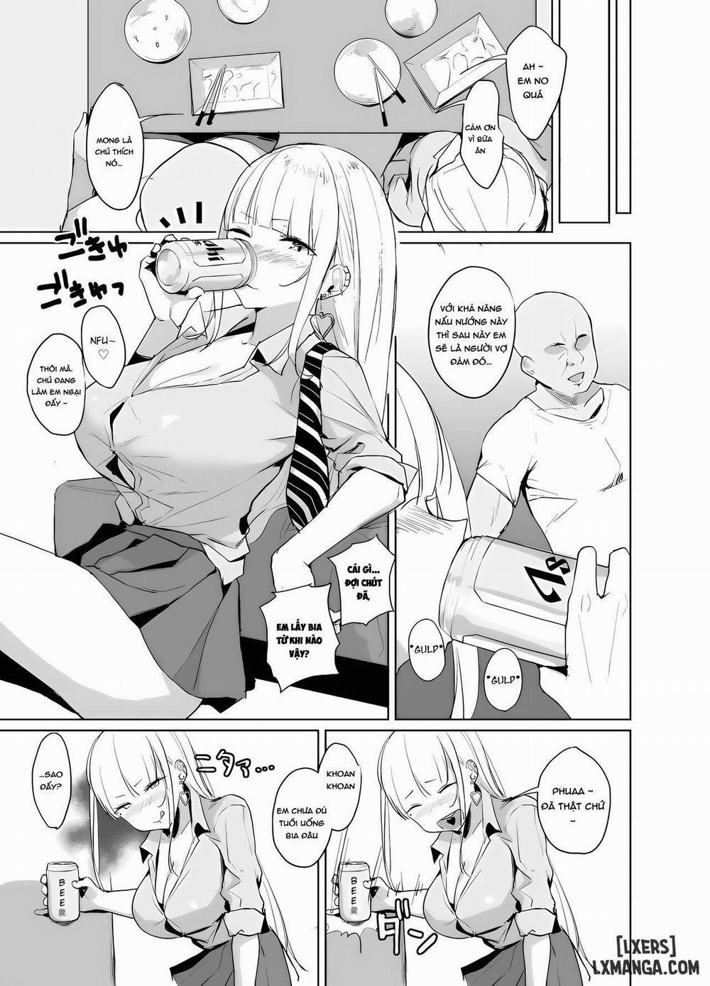 manhwax10.com - Truyện Manhwa Ecchi na Gal JK ga Kyokon Zetsurin Oji-san to Pakoru Yatsu Chương Oneshot Trang 4