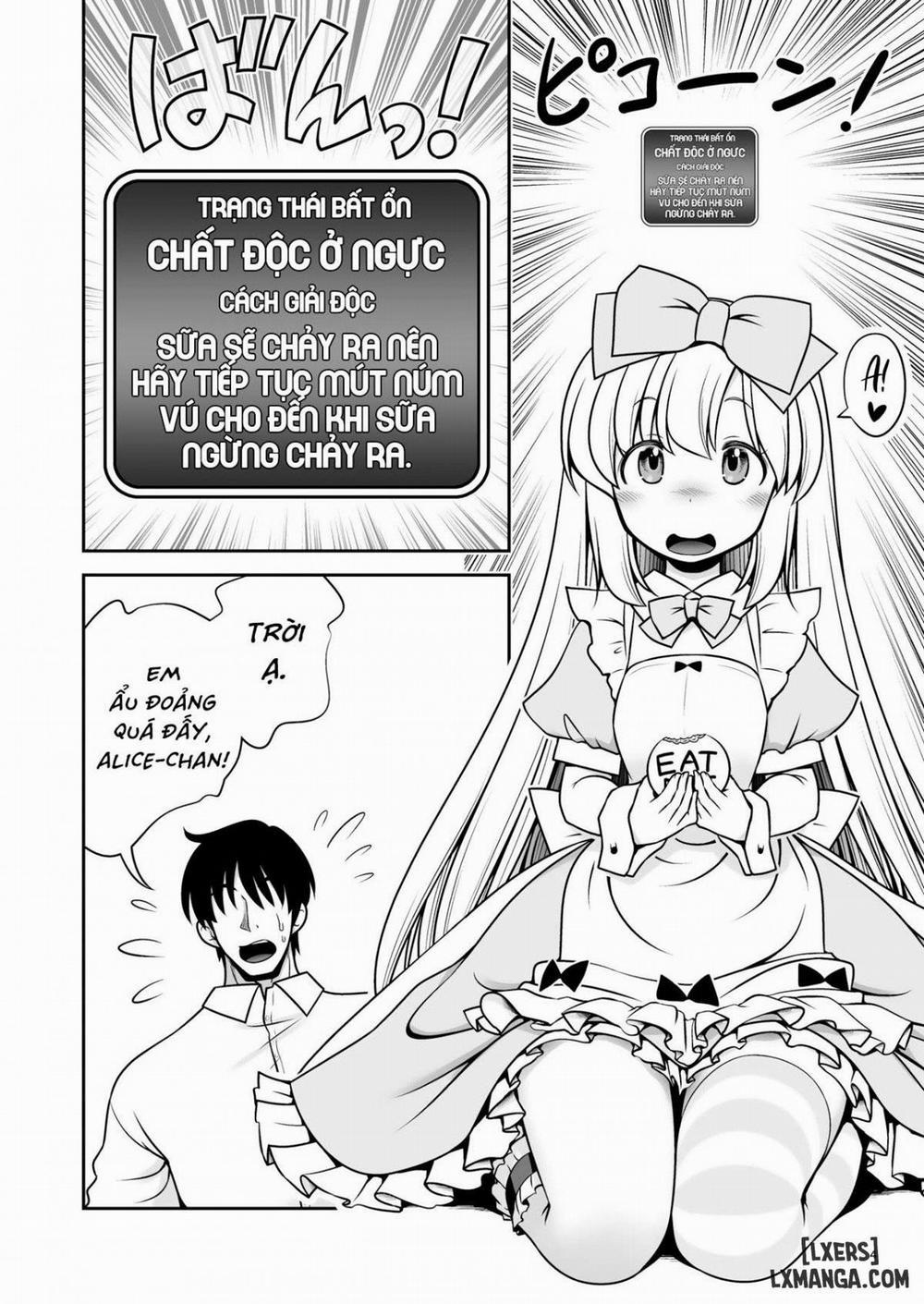 manhwax10.com - Truyện Manhwa Ecchi na Gedoku ni Hamacchatte Jibun kara Doku o Ukeru Komatta Alice Chương Oneshot Trang 4