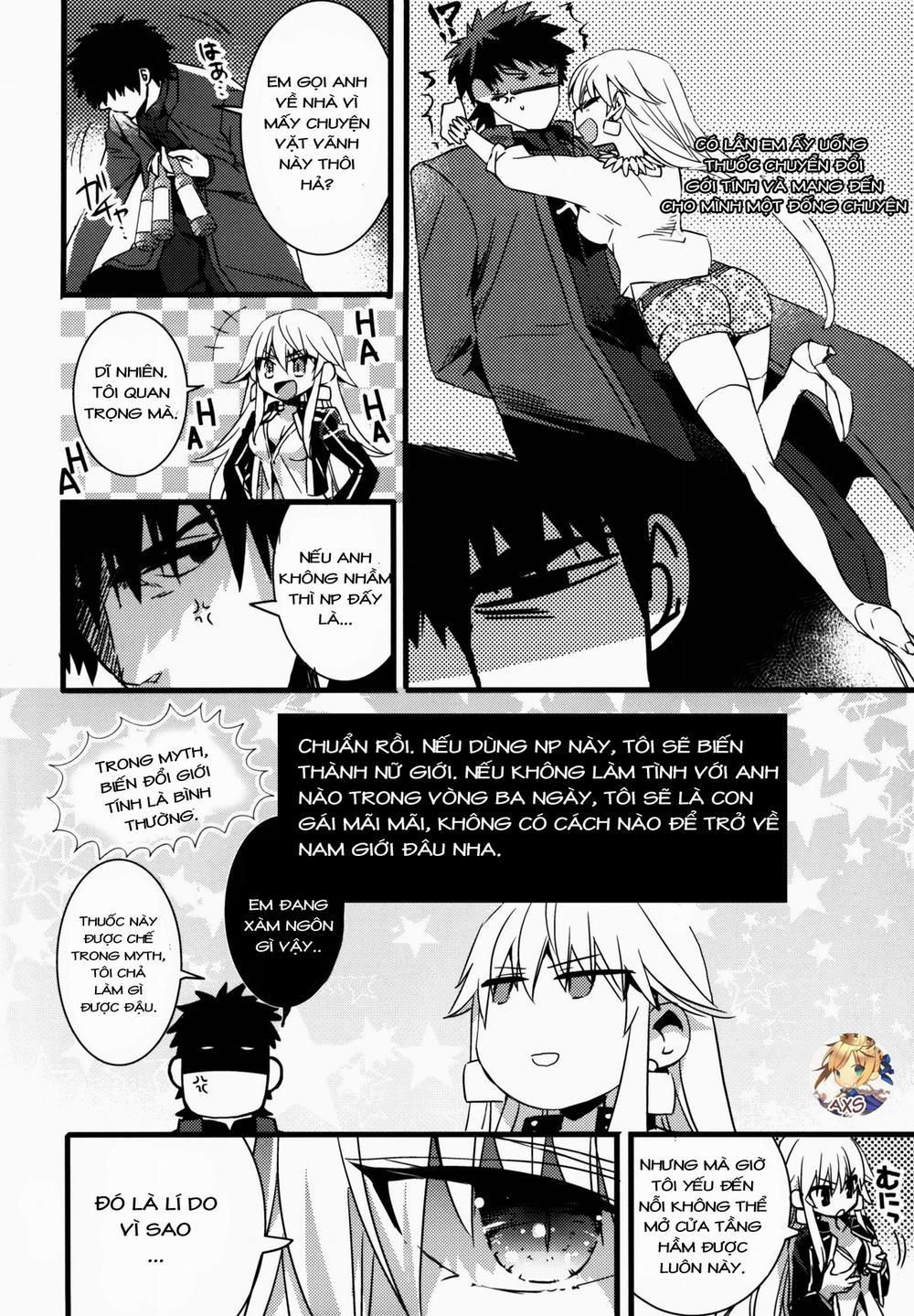 manhwax10.com - Truyện Manhwa Eiyuuou ♀ to Nakayoshi ♂ Dekiru kana (Fate/Zero) Chương Oneshot Trang 4