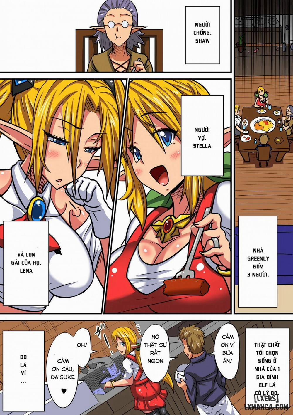 manhwax10.com - Truyện Manhwa Elf Oyako to Pakopako Ibunka Kouryuu Chương Oneshot Trang 6