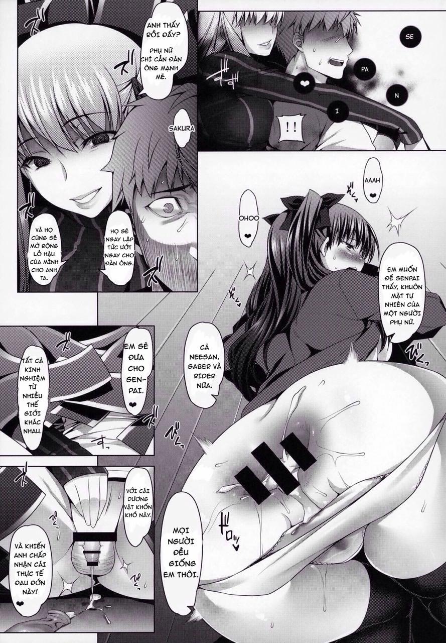 manhwax10.com - Truyện Manhwa Emiya ke Futei Koukou Ryouiki ~Tosaka Rin no Baai~ (Fate/Stay Night) Chương Oneshot Trang 21