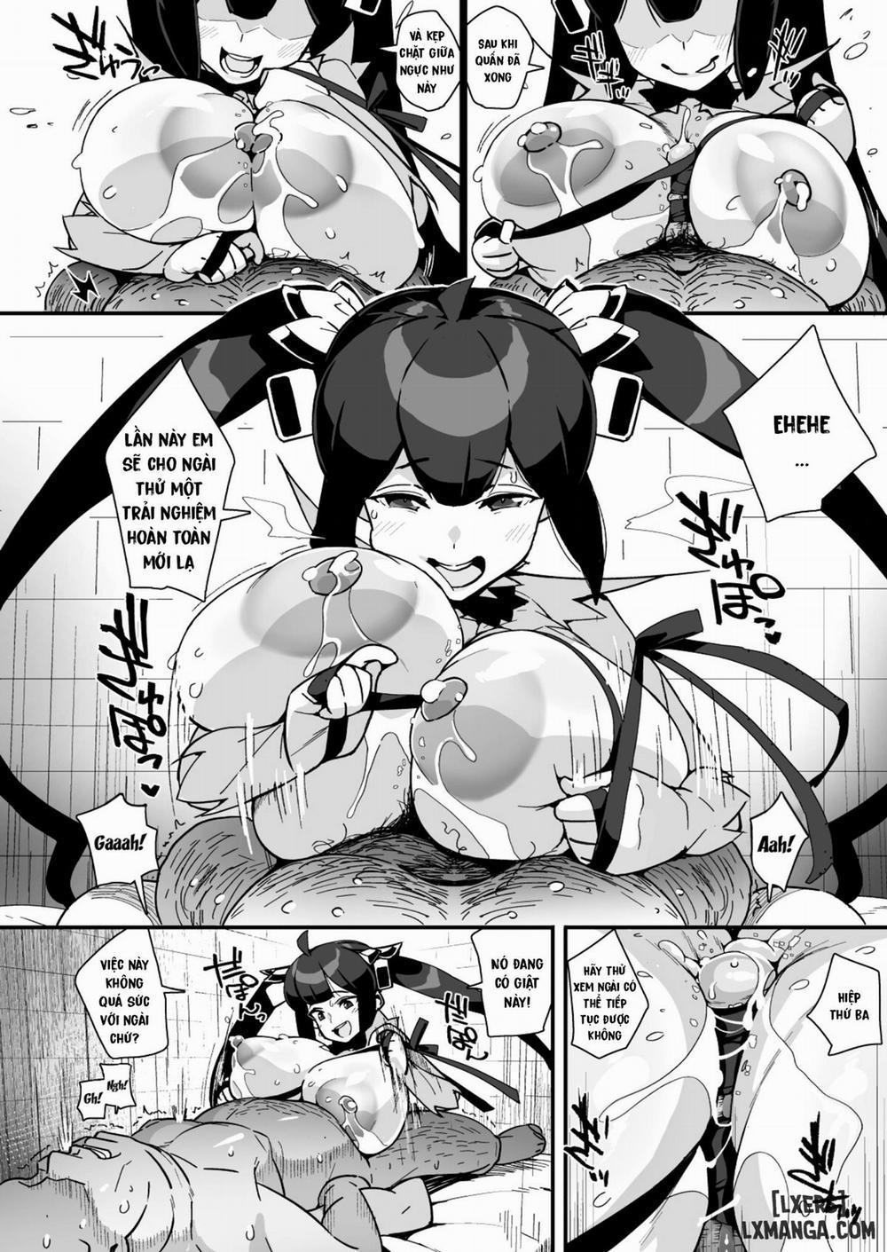 manhwax10.com - Truyện Manhwa [Entelekheia (Chirumakuro)] Himogami-sama to Hitobanchuu taiekikoukan | Spending The Whole Night Exchanging Bodily Fluids With The String Goddess (Dungeon ni Deai o Motomeru no wa Machigatteiru Darou ka) Chương Oneshot Trang 56