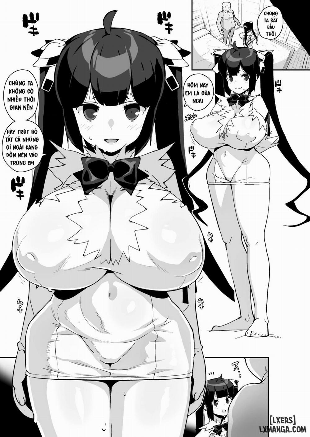 manhwax10.com - Truyện Manhwa [Entelekheia (Chirumakuro)] Himogami-sama to Hitobanchuu taiekikoukan | Spending The Whole Night Exchanging Bodily Fluids With The String Goddess (Dungeon ni Deai o Motomeru no wa Machigatteiru Darou ka) Chương Oneshot Trang 7