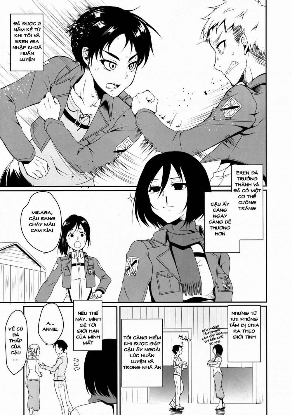 manhwax10.com - Truyện Manhwa Eren ga Mikasa ni Osowareru Hon (Attack on Titan, Shingeki no Kyojin) Chương Oneshot Trang 6