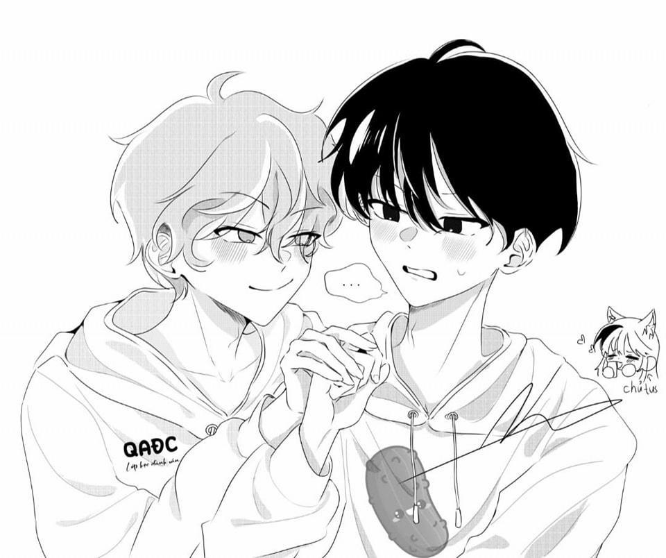 manhwax10.com - Truyện Manhwa Fan art OTP QADC x Dưa Leo Truyện Chương 1 Trang 1