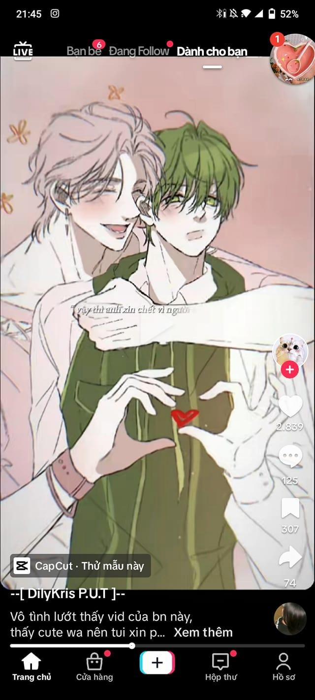 manhwax10.com - Truyện Manhwa Fan art OTP QADC x Dưa Leo Truyện Chương 5 Trang 1