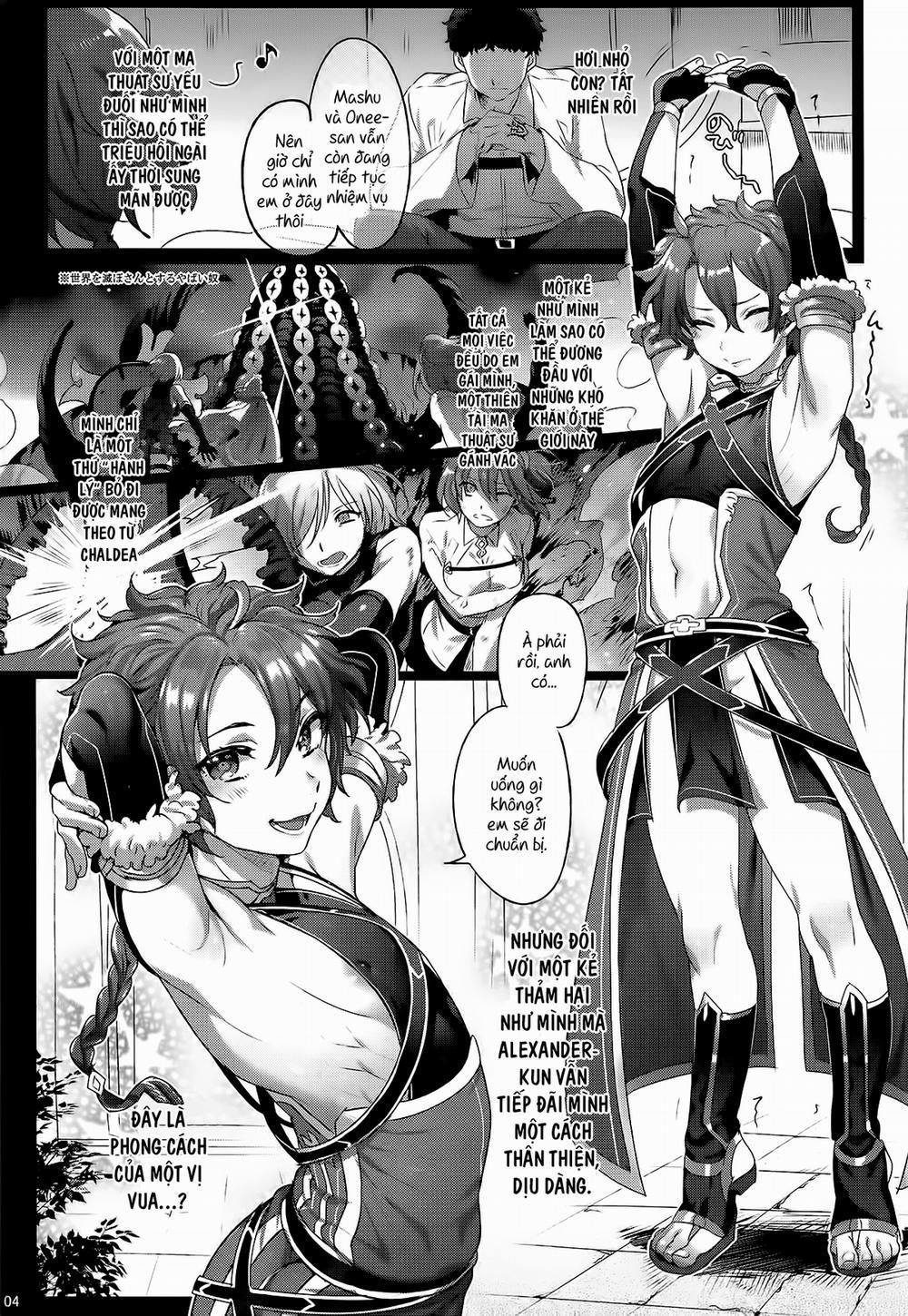 manhwax10.com - Truyện Manhwa Fate/DTorder course:Alexander (Fate/Grand Order) Chương Oneshot Trang 4