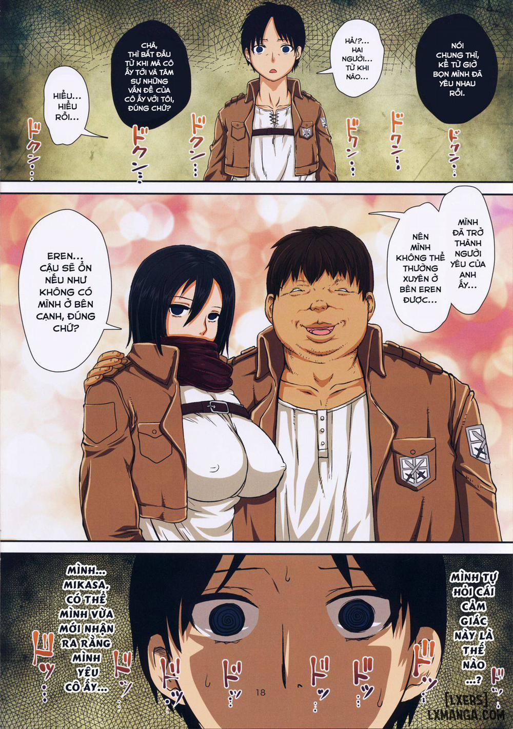 manhwax10.com - Truyện Manhwa Fukkin Joshi Mikasa Ackerman wa Taishuu ga Ki ni naru Otoshi goro Chương Oneshot Trang 18